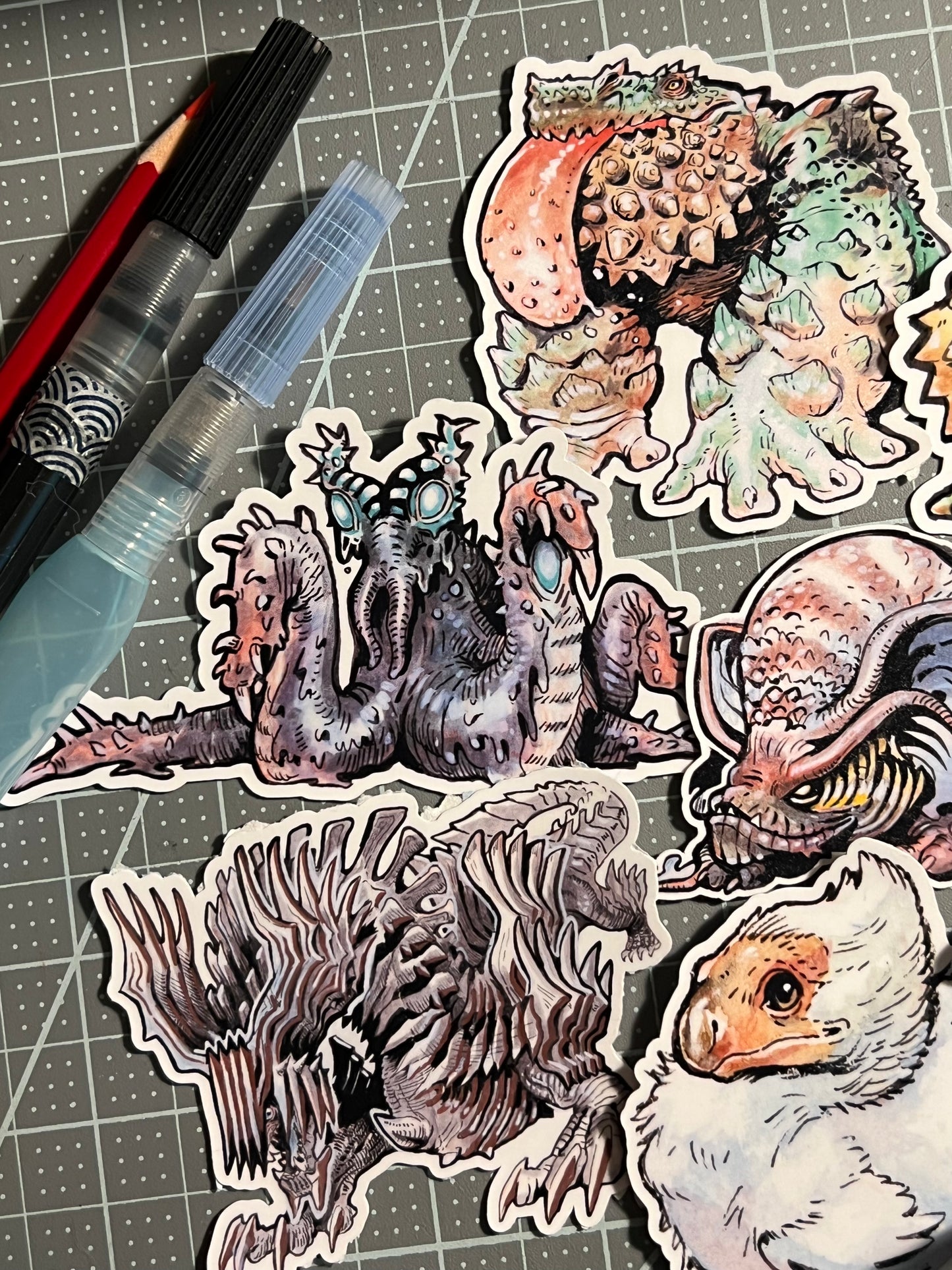 Ice dragon Jin dahaad vinyl sticker