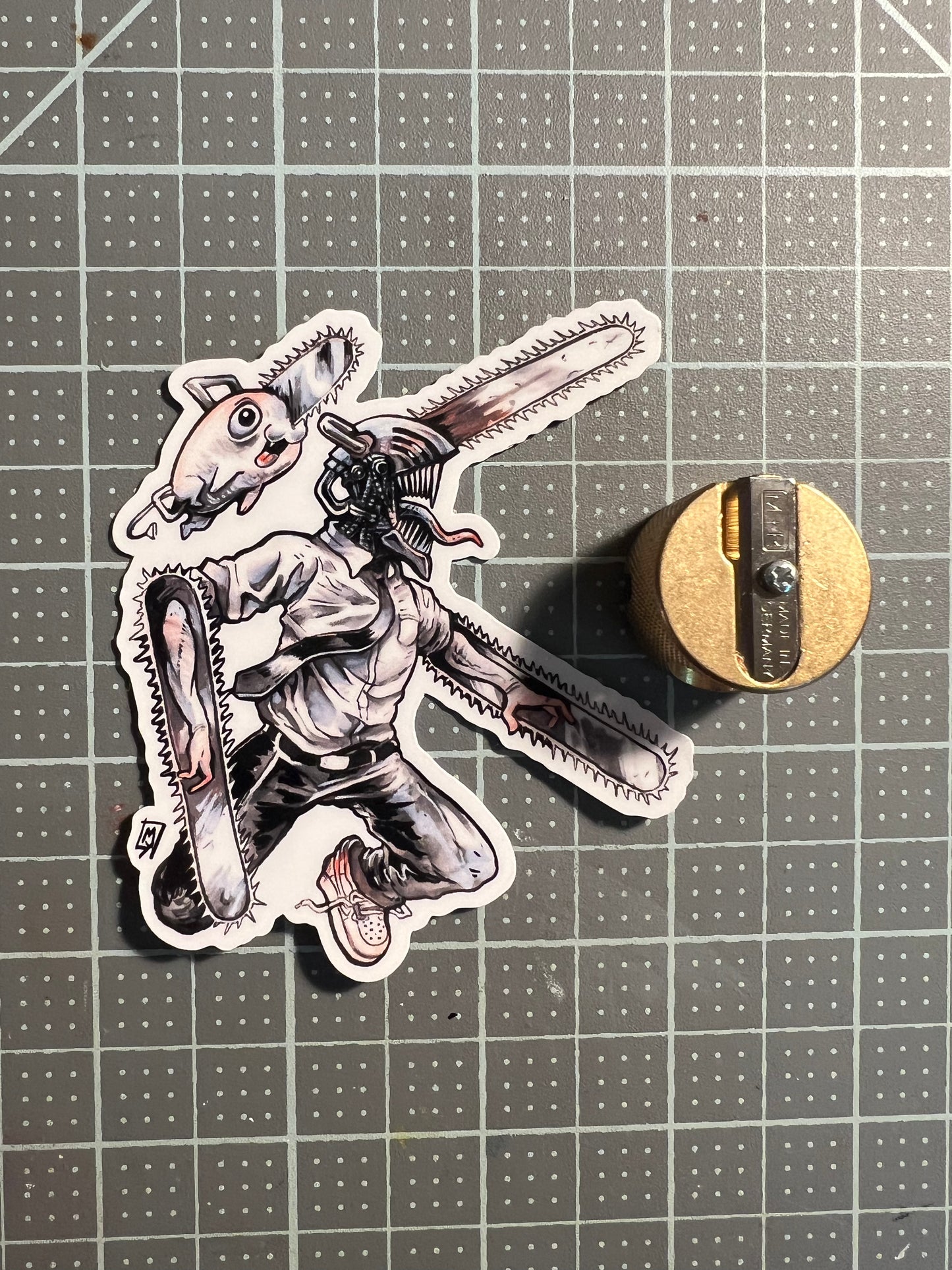 Chainsaw devil stickers