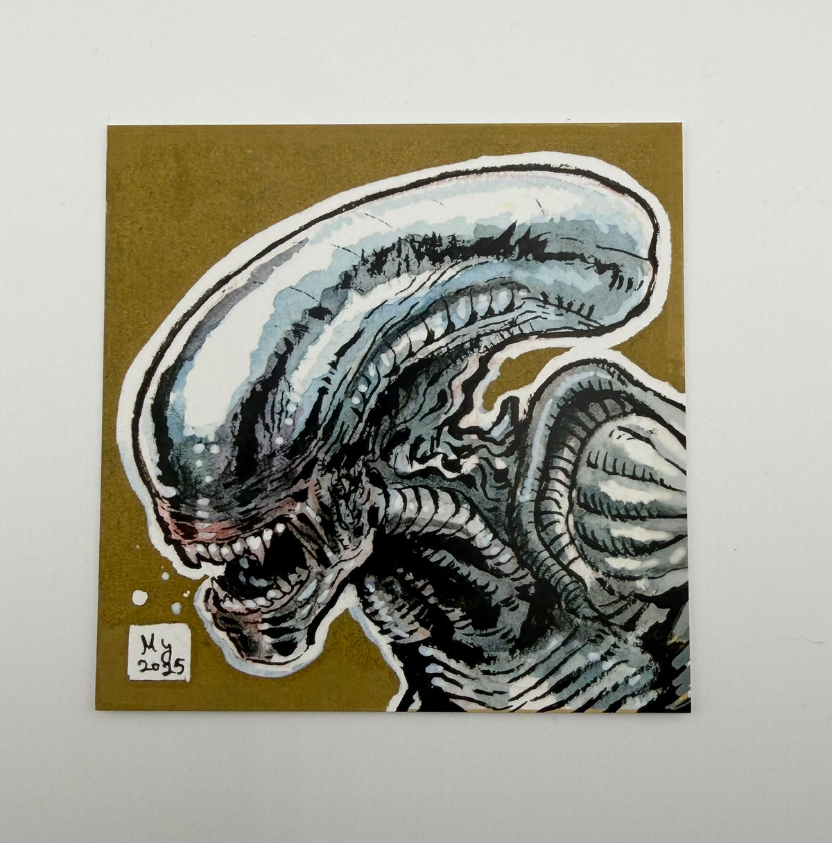 Xenomorph mini print, 4x4