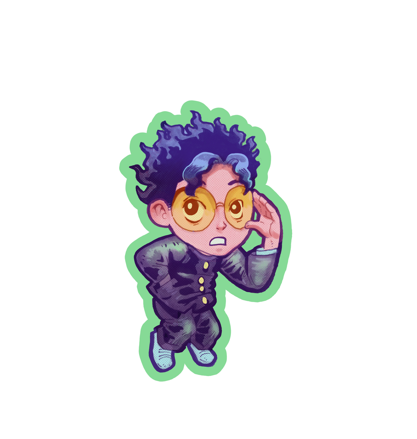 Occult kun sticker