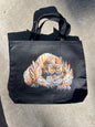 owl bear tote bag