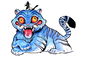 Derpy tiger demon, 5x7
