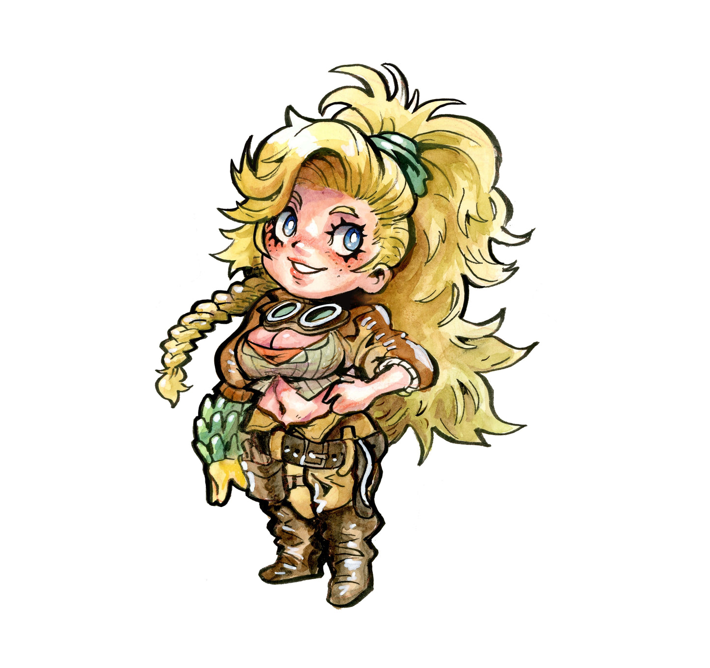 Monster hunter blacksmith Gemma vinyl sticker