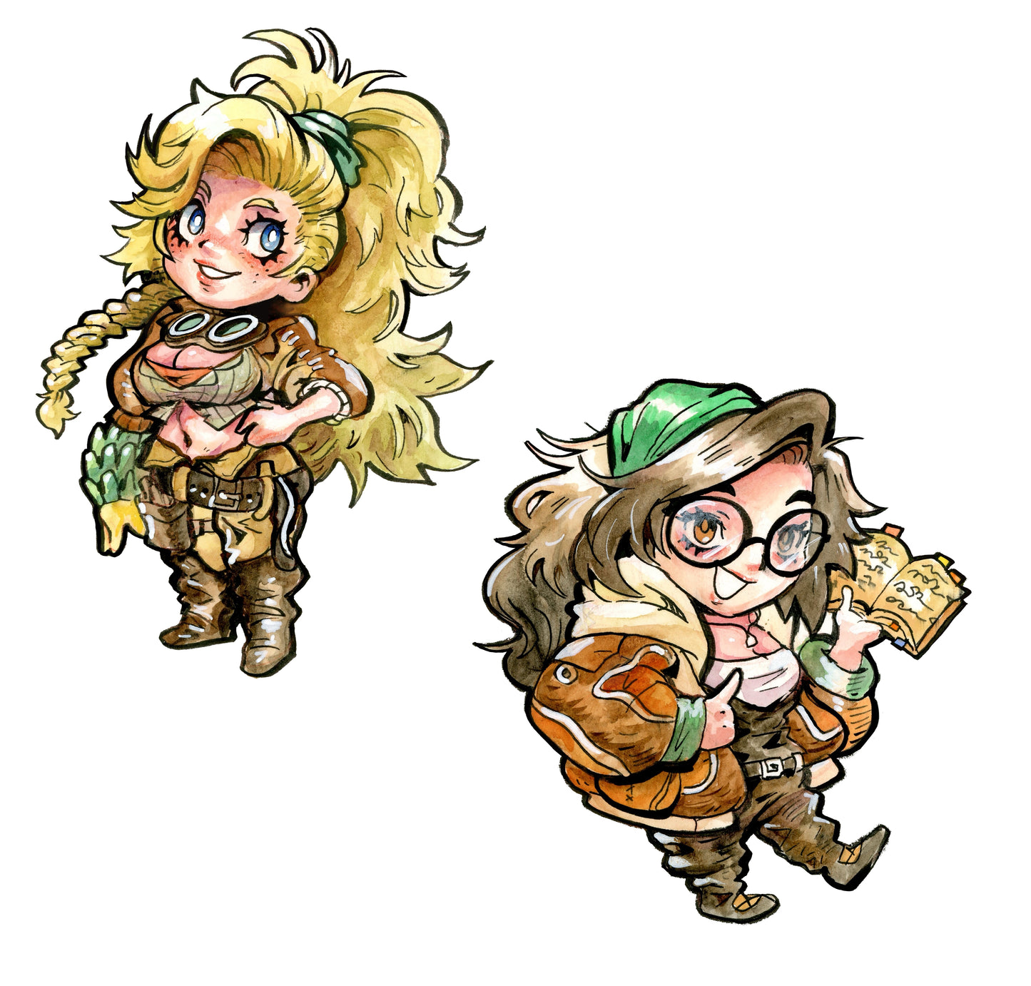 Monster hunter handler Alma vinyl sticker
