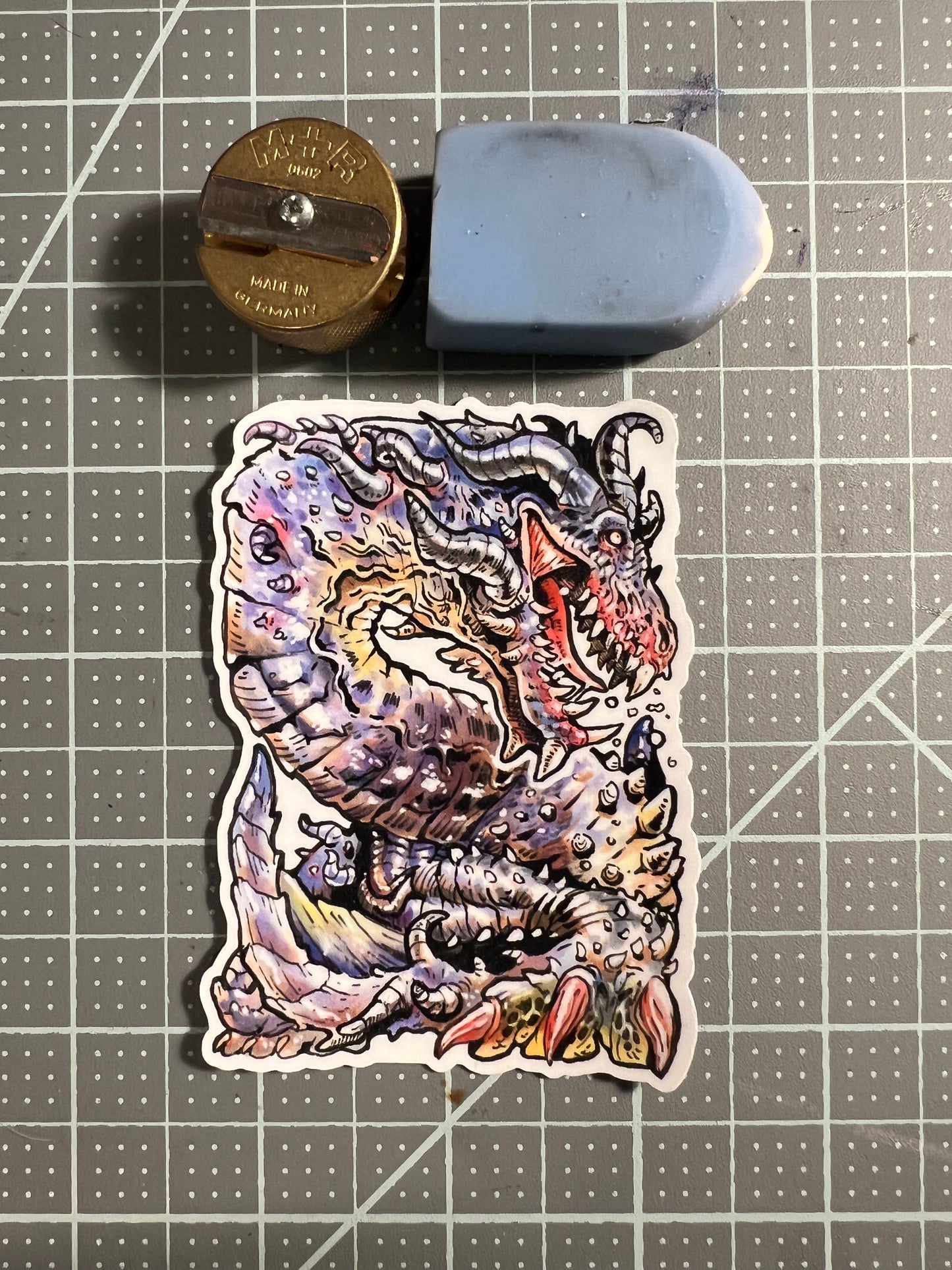 Elder Dragon vinyl sticker