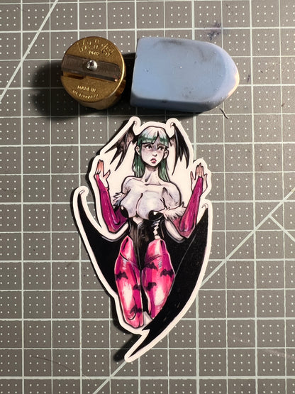 Vampire succubus sticker