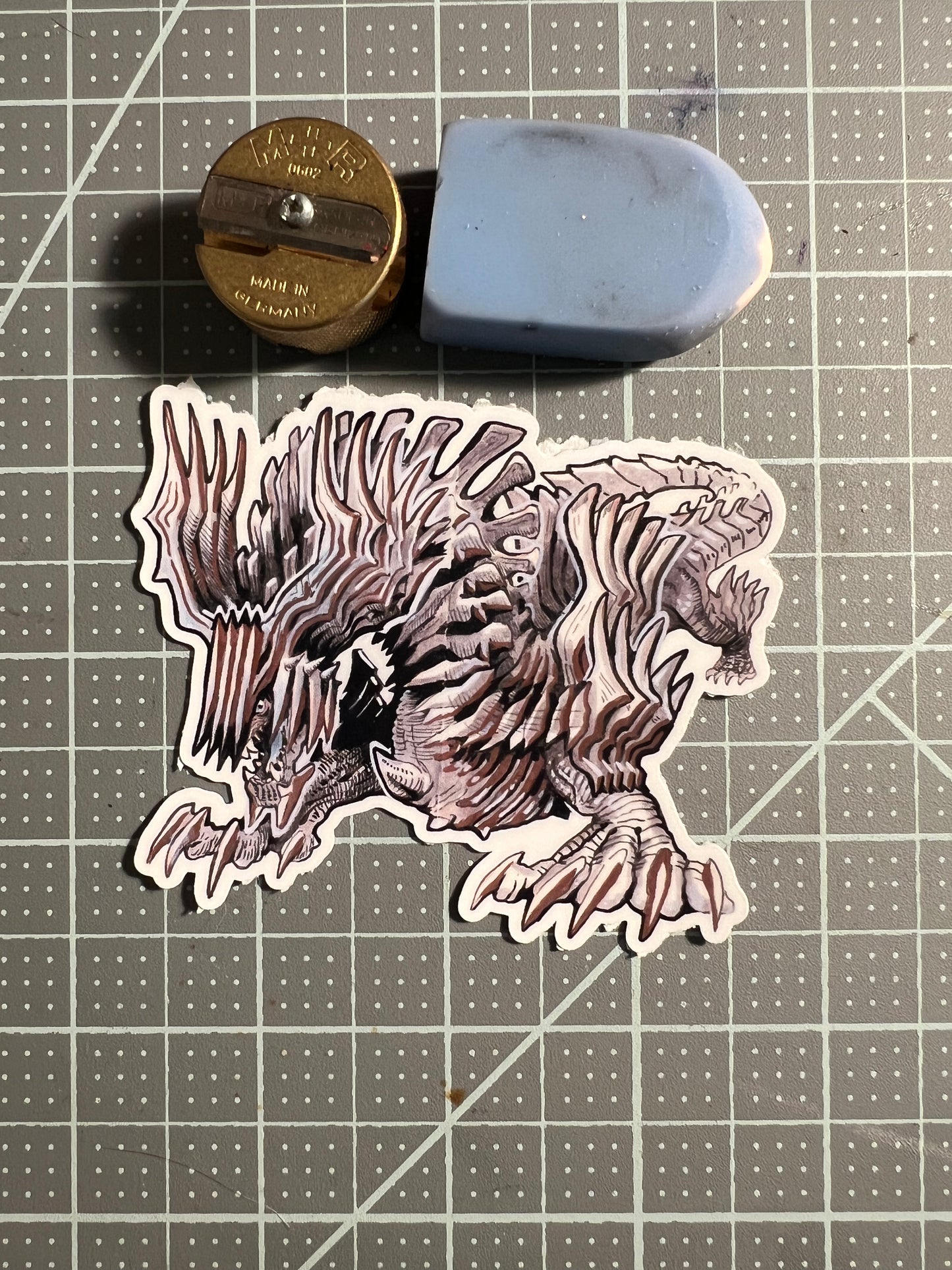 Ice dragon Jin dahaad vinyl sticker