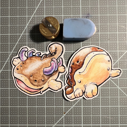 muddy salamader clodsire vinyl sticker