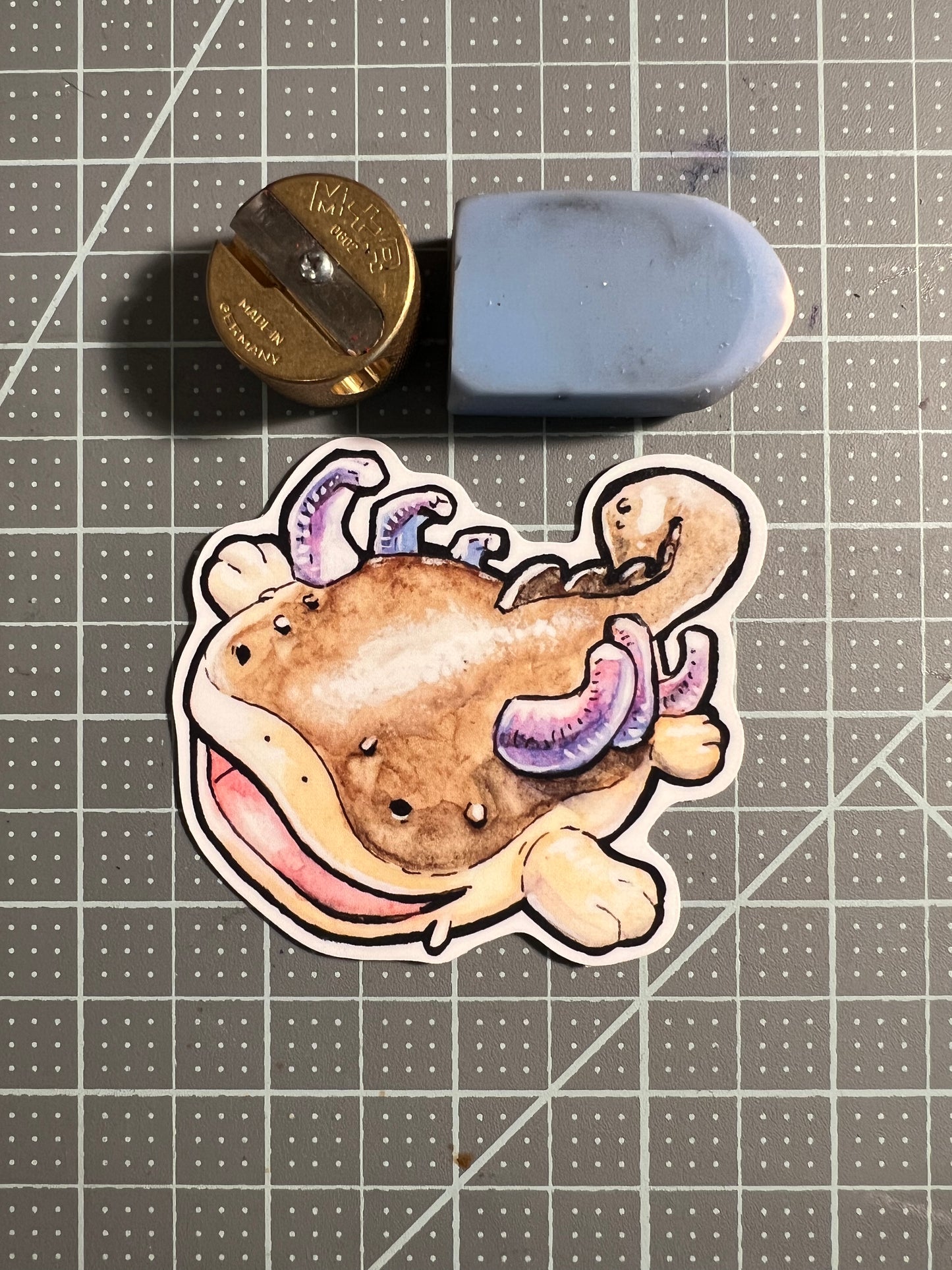 muddy salamader clodsire vinyl sticker