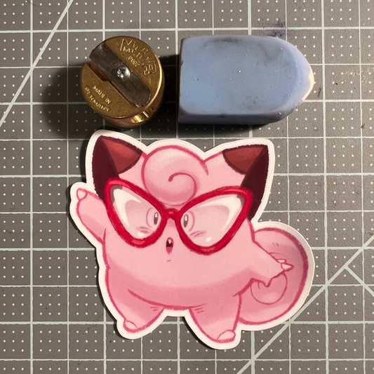 Fairy teacher vinyl sticker