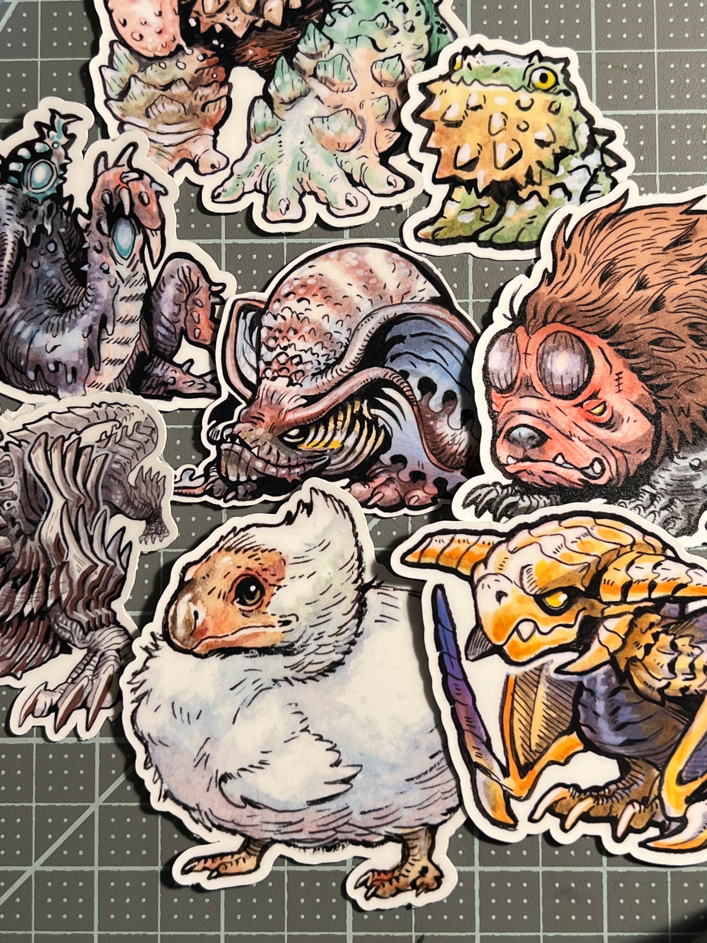 Thunder wyvern Rey dau vinyl sticker