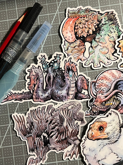 Ice dragon Jin dahaad vinyl sticker