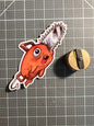 Chainsaw devil stickers