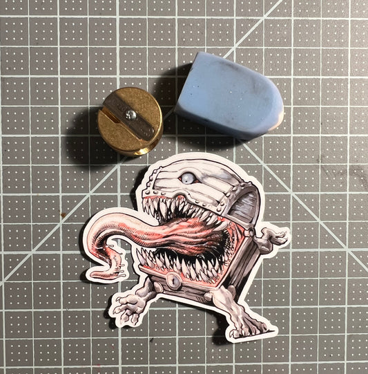 Mimic vinyl sticker