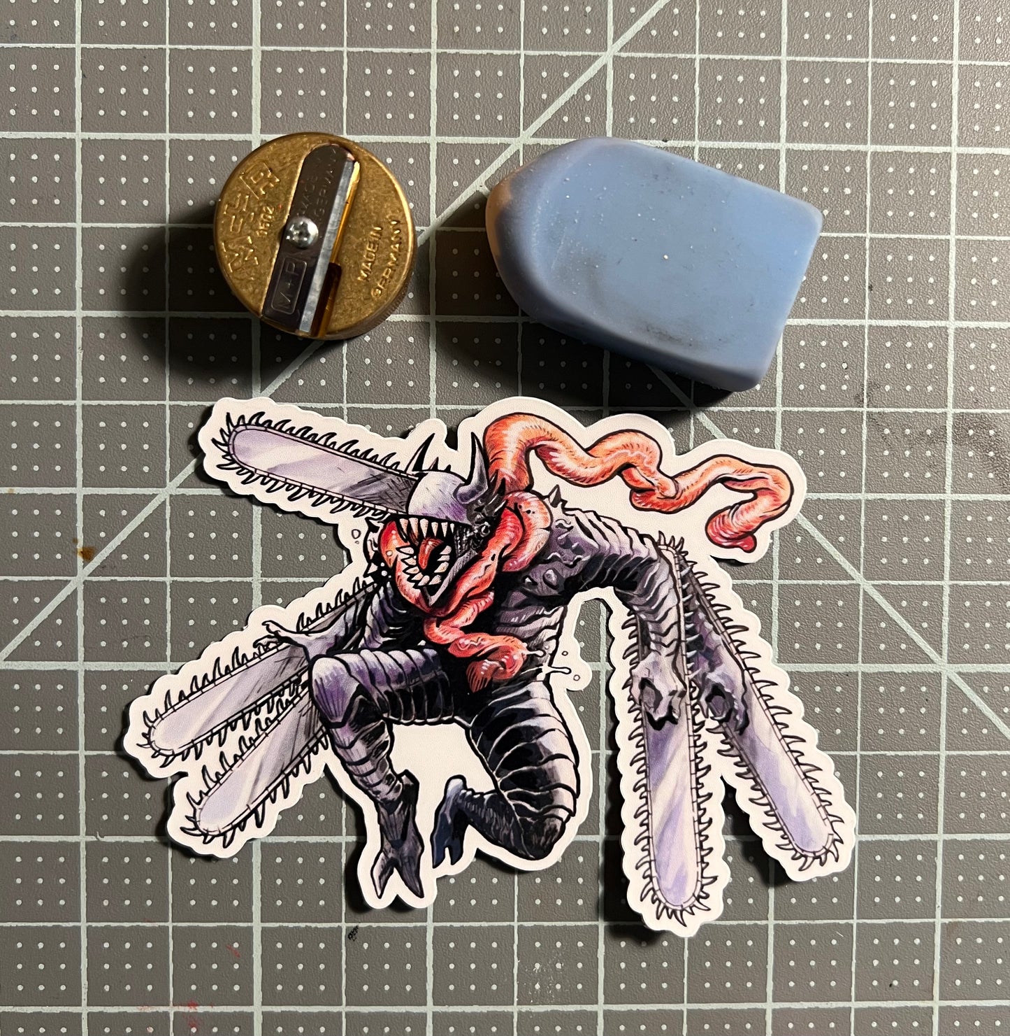 Chainsaw devil / Black Chainsaw Man vinyl sticker