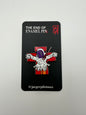 Lili crucified enamel pin