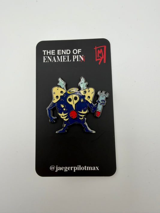 Angelic beast enamel pin