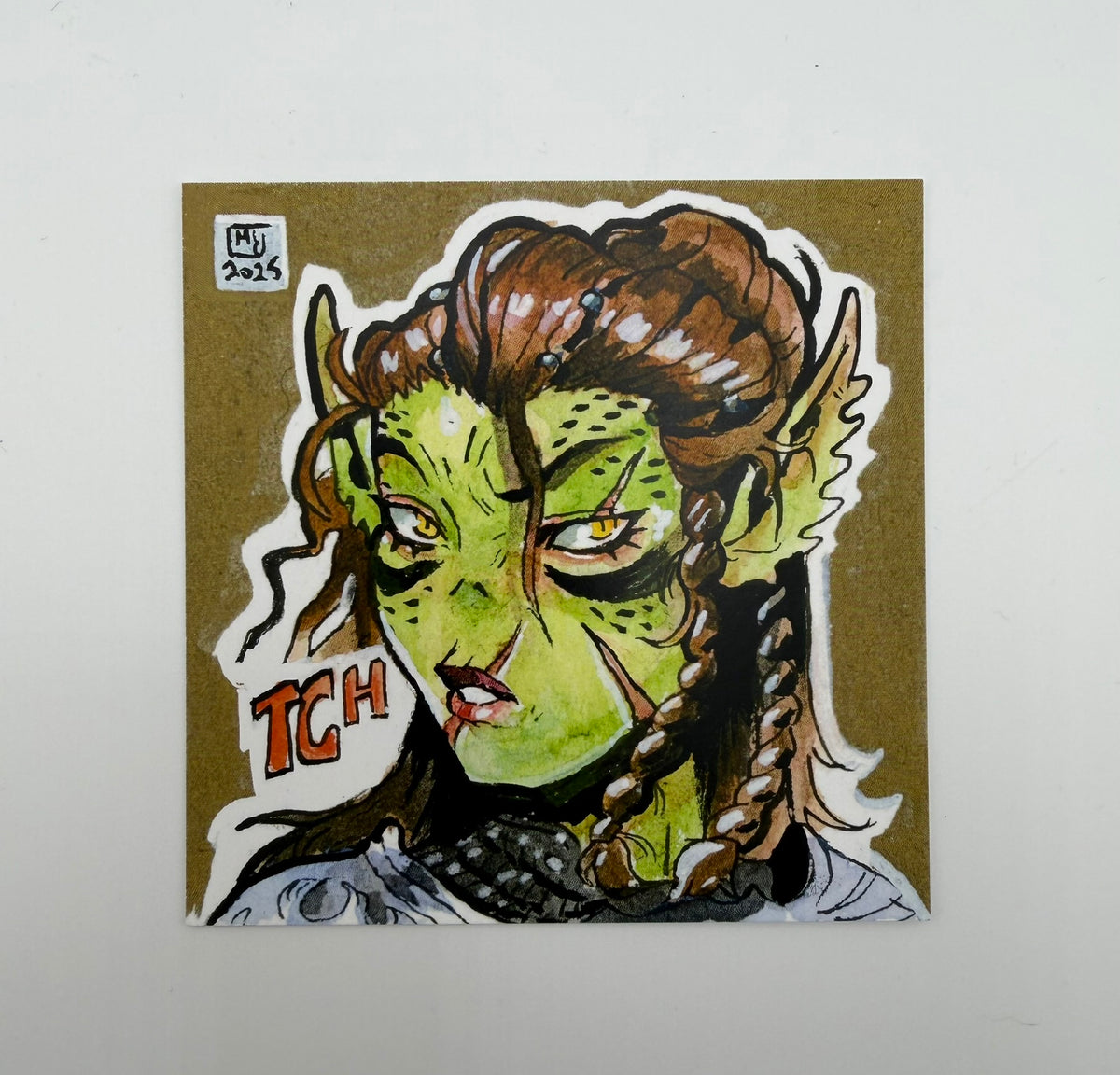 Lae'zel TCH! mini print, 4x4