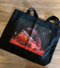 Rei in red tote bag