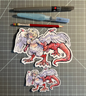 Dragon woman chimera sticker (JUMBO!)