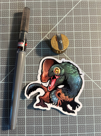 Dinosaur sticker, Anzu