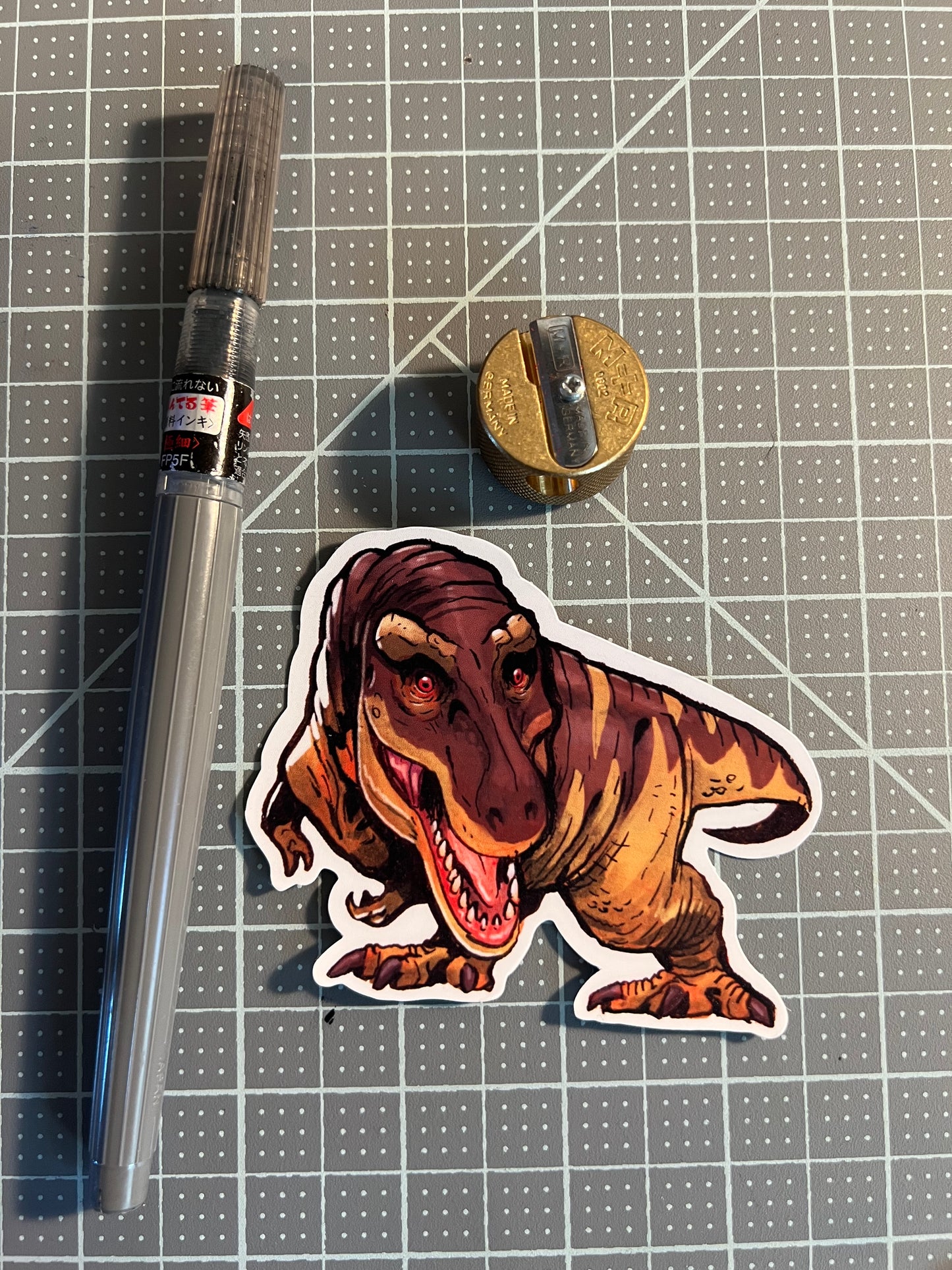 Dinosaur sticker, Tyrannosaurus rex