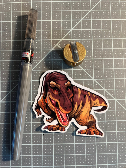 Dinosaur sticker, Tyrannosaurus rex