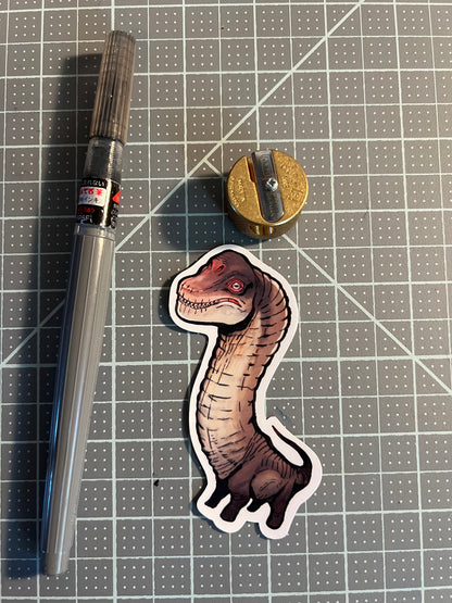 Dinosaur sticker, Brachiosaurus