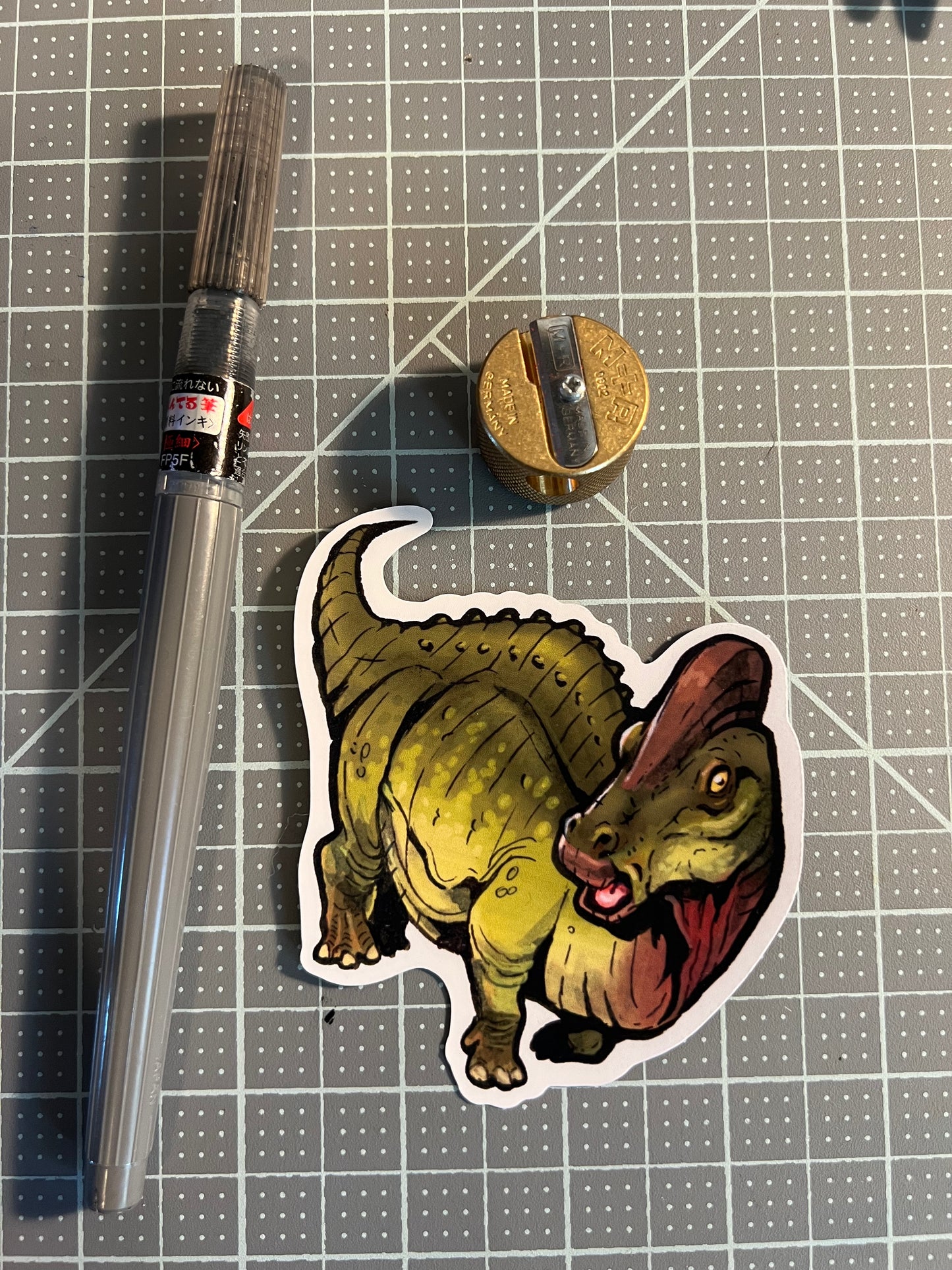 Dinosaur sticker, Hypacrosaurus