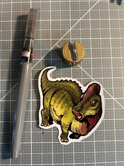 Dinosaur sticker, Hypacrosaurus