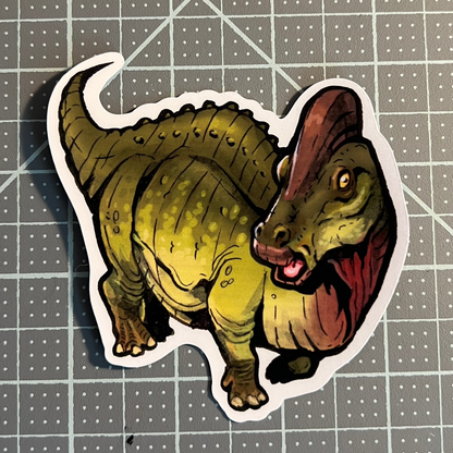 Dinosaur sticker, Hypacrosaurus