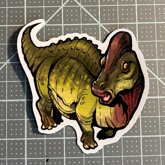 Dinosaur sticker, Hypacrosaurus
