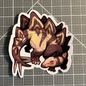 Dinosaur sticker, Stegosaurus