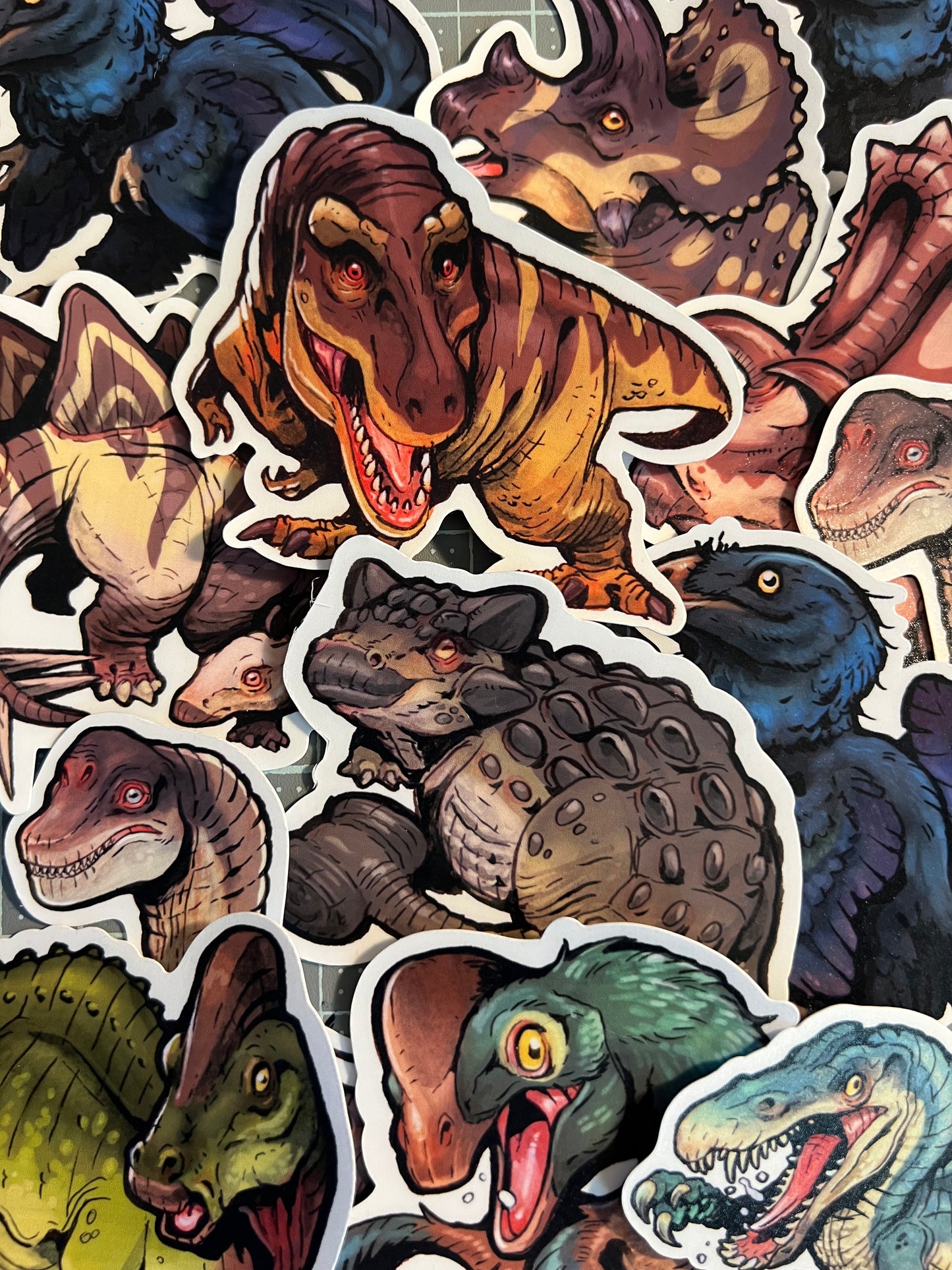 Dinosaur sticker, Hypacrosaurus