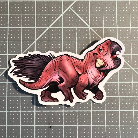 Dinosaur sticker, Psittacosaurus