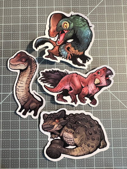 Dinosaur sticker, Psittacosaurus