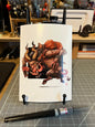 Krampus art print, 8x10