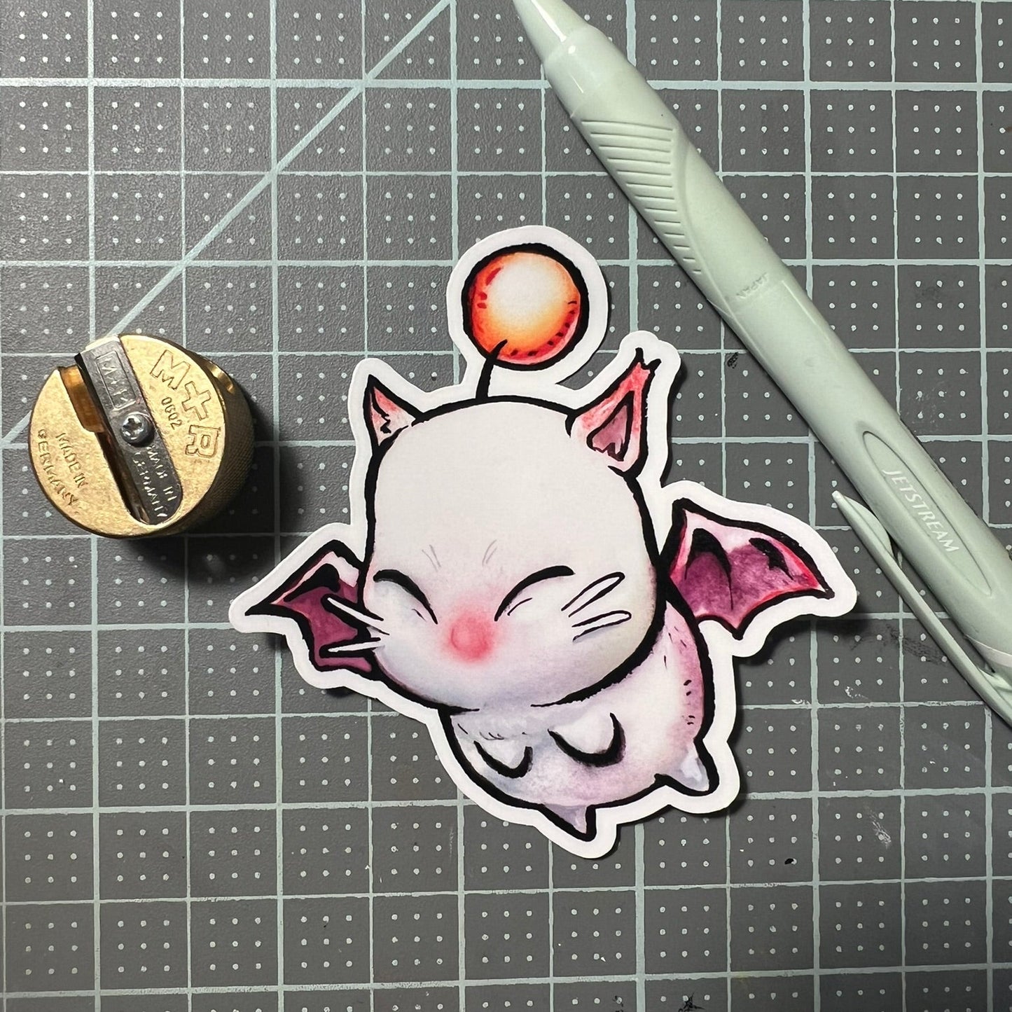 Moogle art sticker