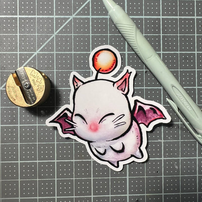 Moogle art sticker