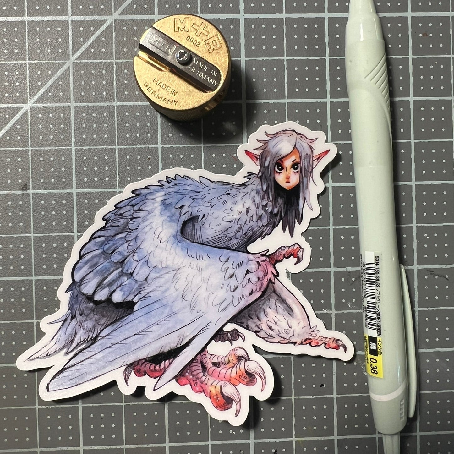 Harpy girl sticker