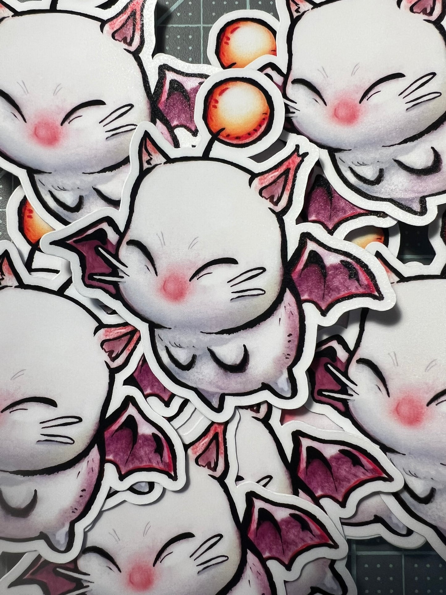 Moogle art sticker