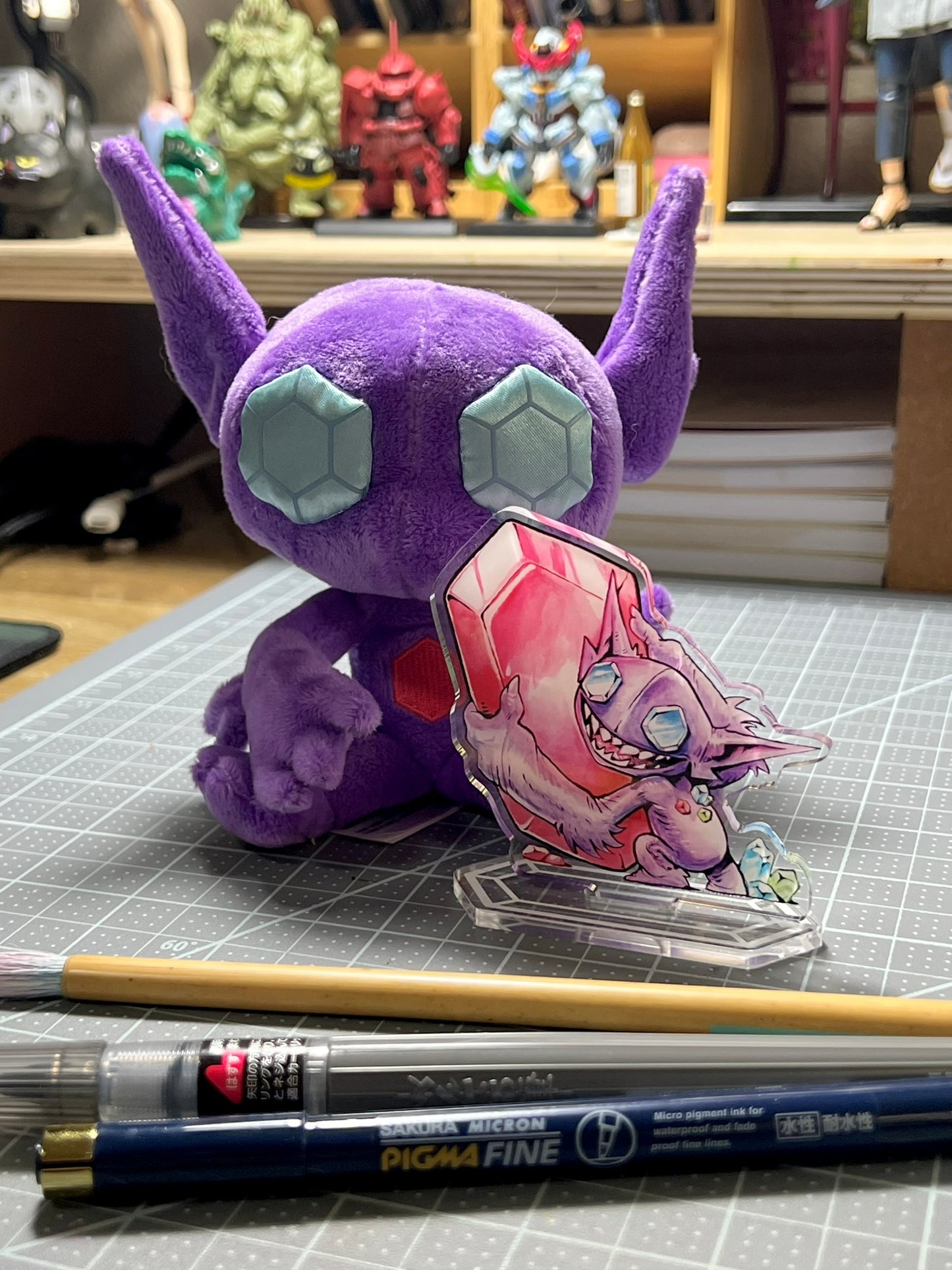 Gem Eyed Goblin Acrylic Standee