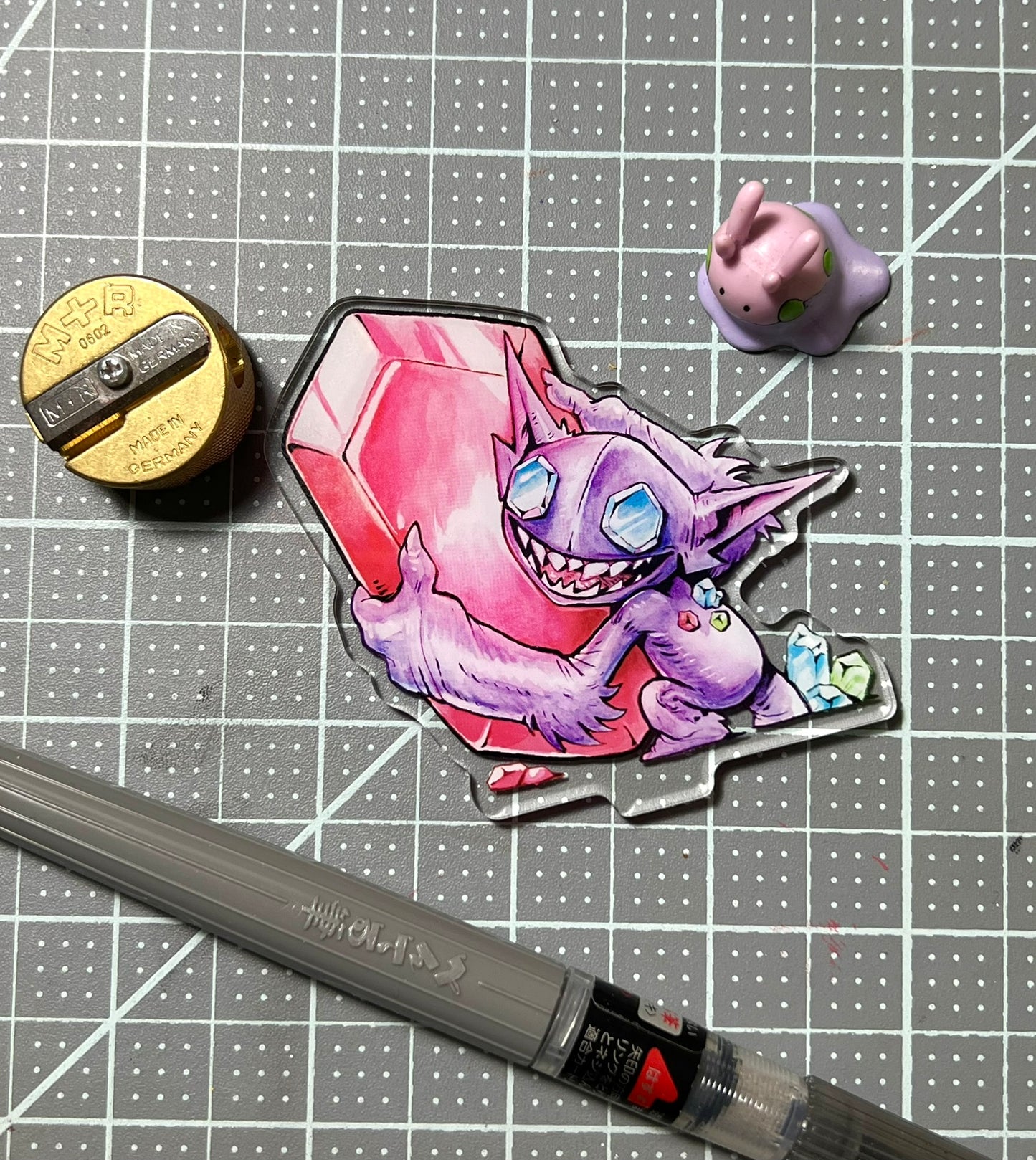 Gem Eyed Goblin Acrylic Standee