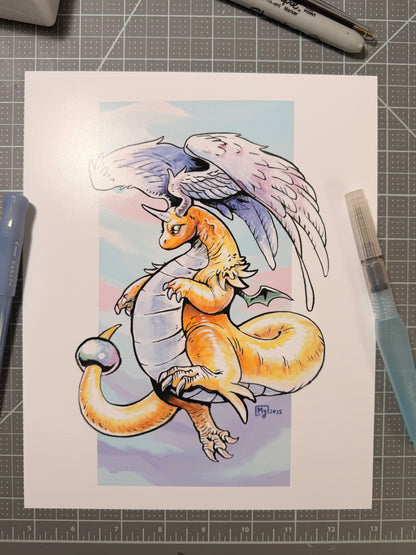 mythic dragon, 8x10