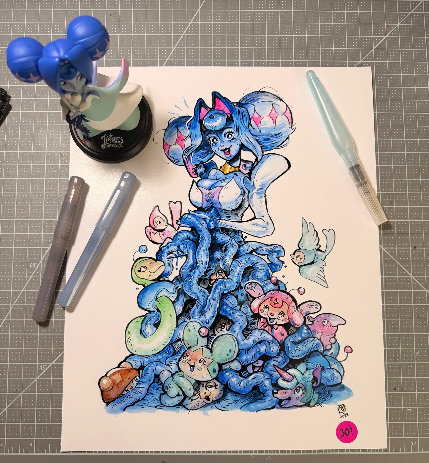 Princess Guinevere art print, 11x14