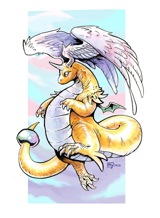 mythic dragon, 8x10