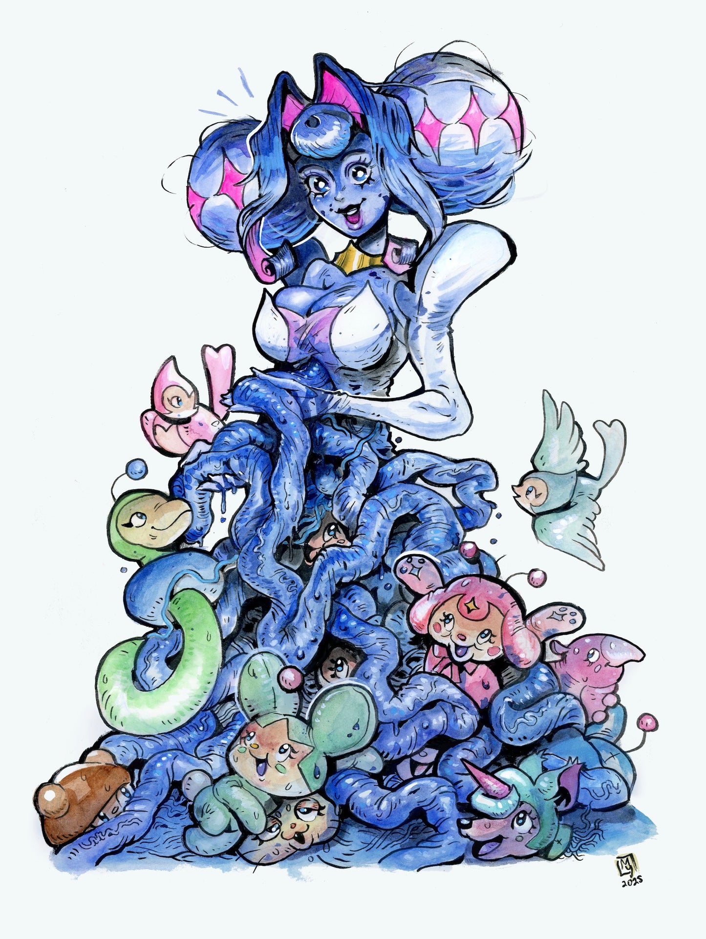 Princess Guinevere art print, 11x14