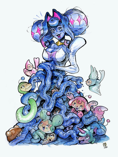 Princess Guinevere art print, 11x14