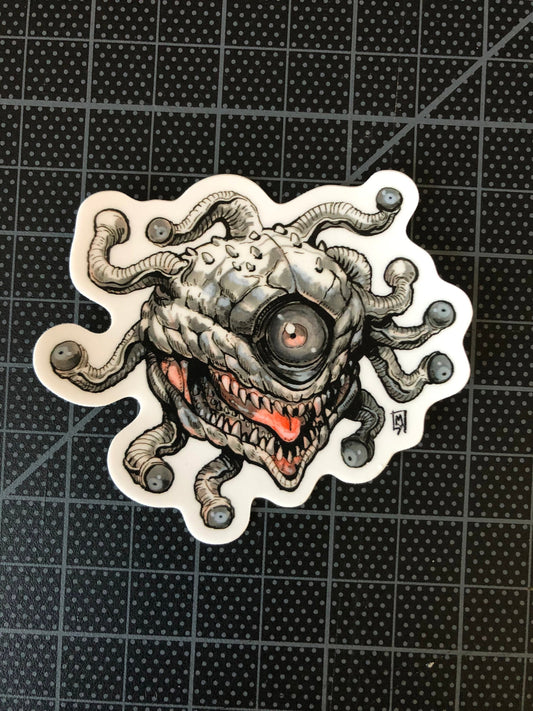 Beholder dungeon boss sticker