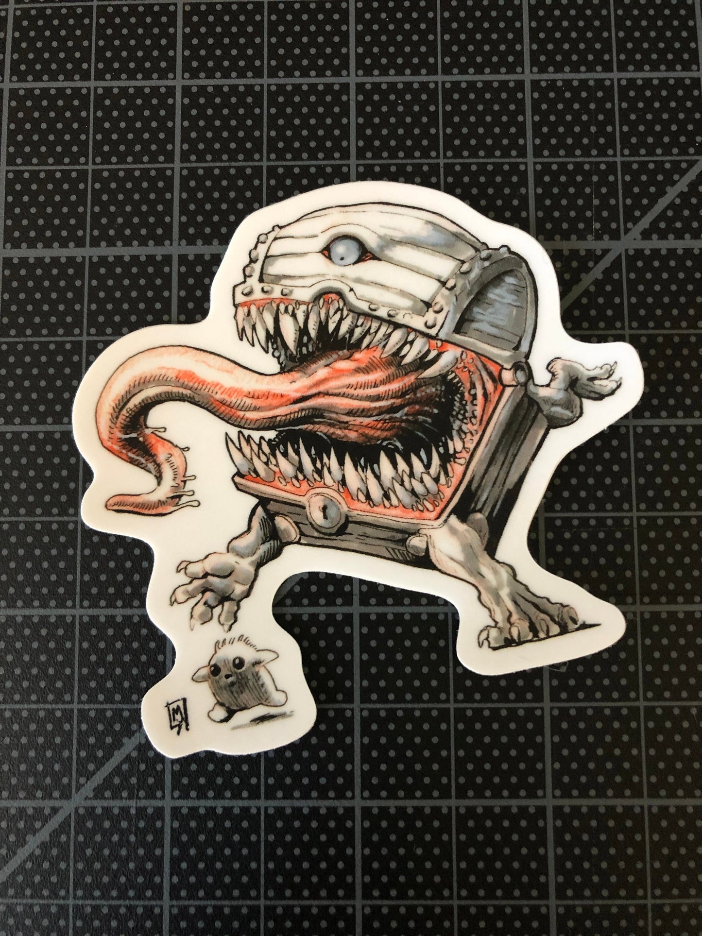 Mimic vinyl sticker